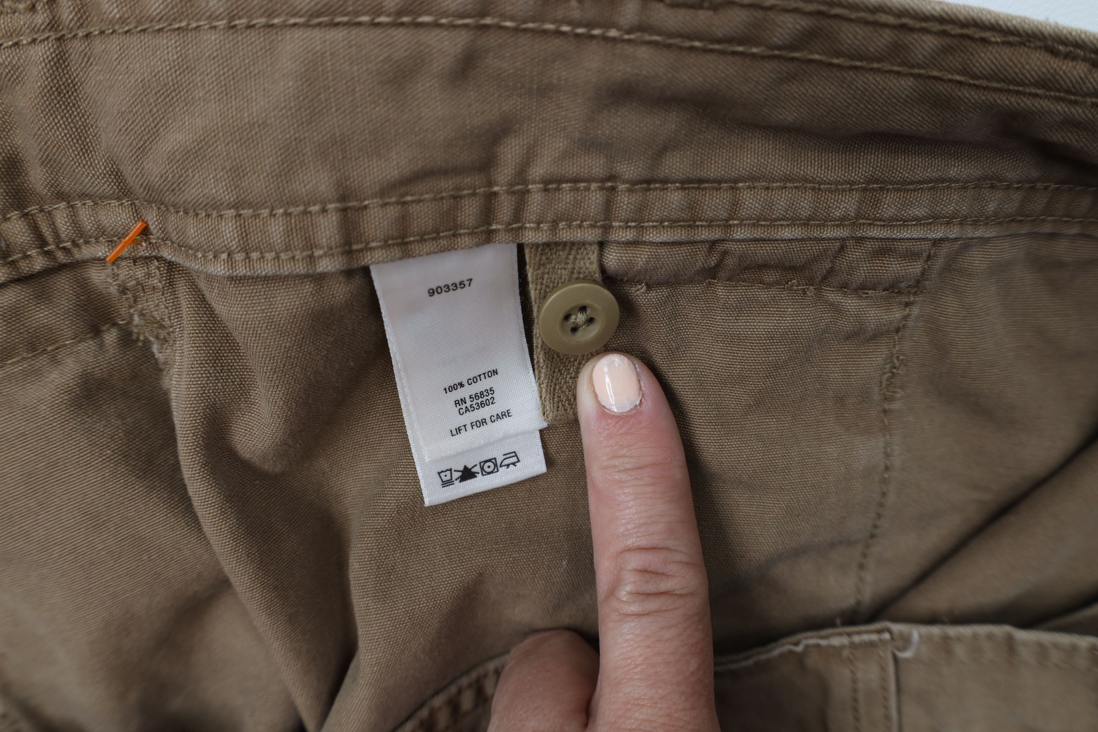 Cabelas Vintage Cabelas Knee Canvas Hiking Trekking Shorts Brown Size US 44 / EU 60 - 8 Thumbnail