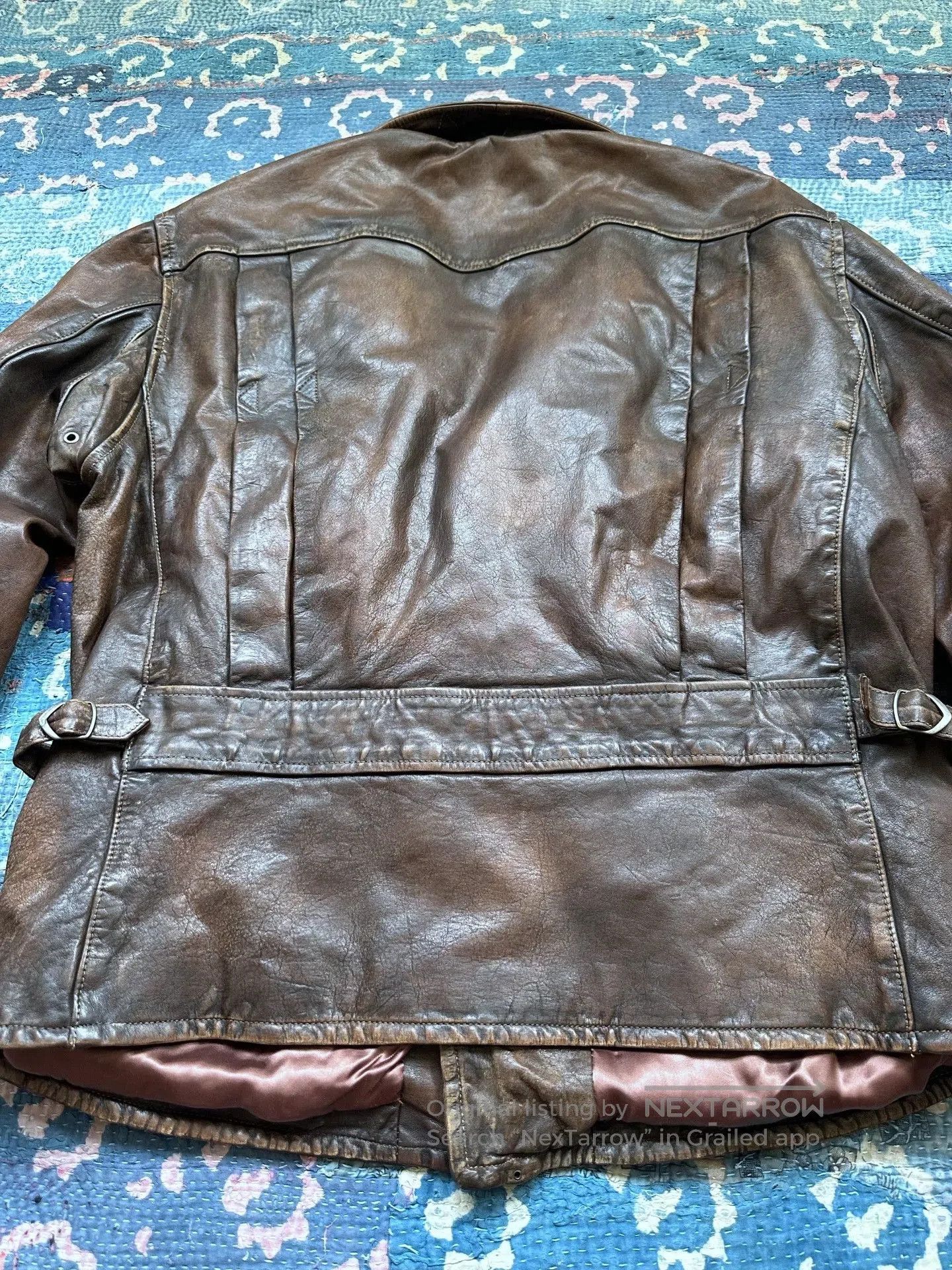 RRL Ralph Lauren Polo Ralph Lauren RRL Slant Zip Leather Jacket. Size US L / EU 52-54 / 3 - 8 Thumbnail