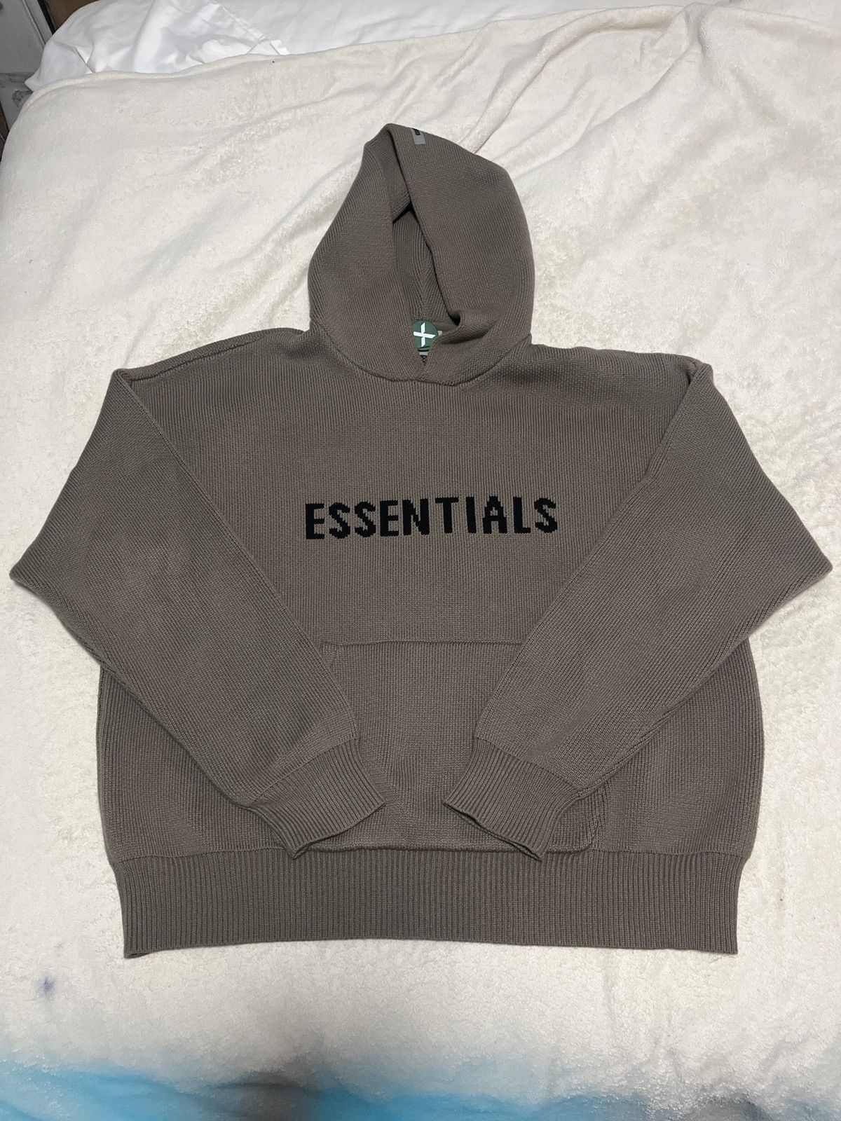 Fear Of God Essentials Knit Hoodie | Grailed