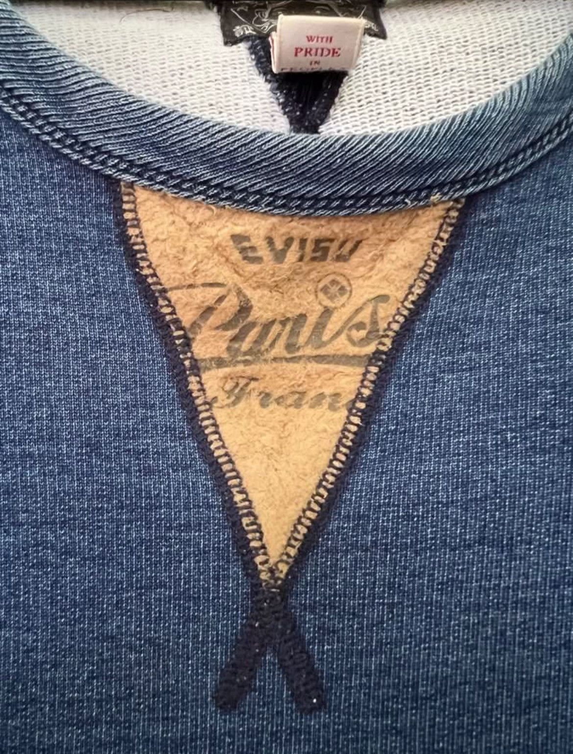 Evisu × Vintage Vintage Sweater sweatshirts Denim Evisu Lot 1167 Japan Size US M / EU 48-50 / 2 - 3 Thumbnail