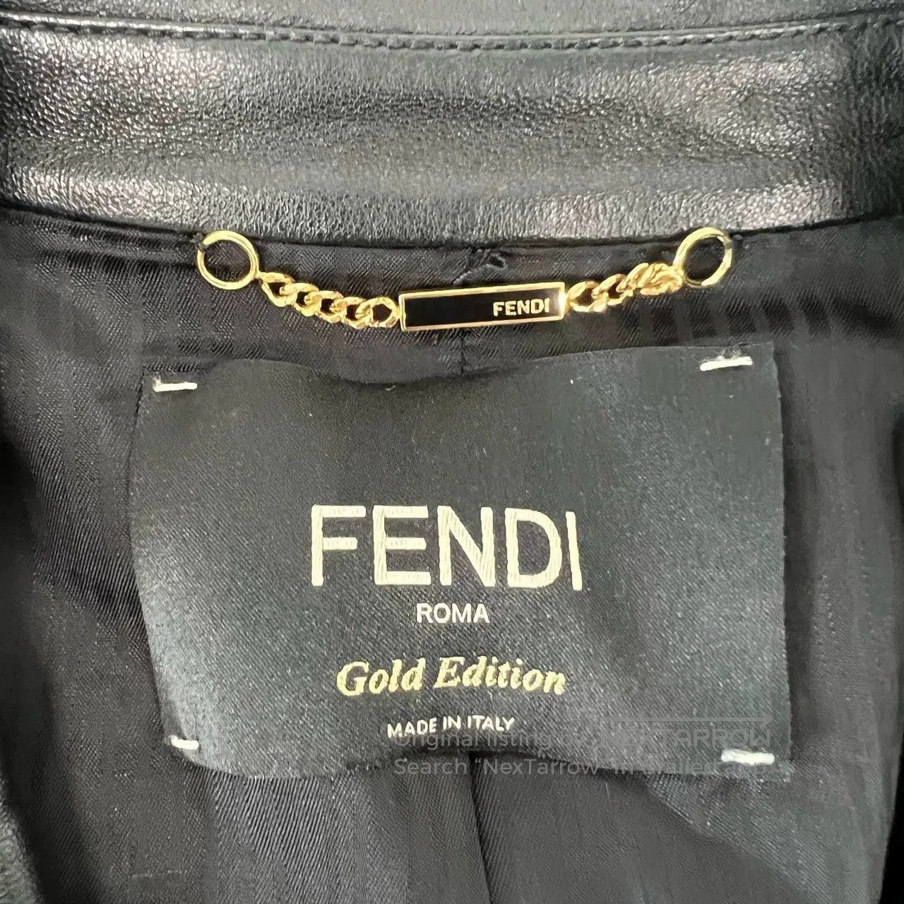 Fendi unique fendi studded leather biker jacket. Size US M / EU 48-50 / 2 - 5 Thumbnail