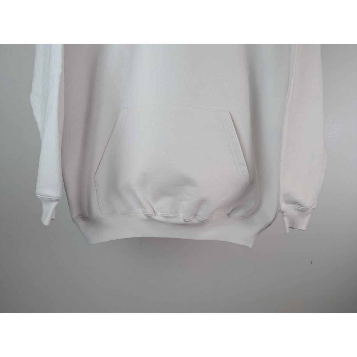 Balenciaga o1rshd1 Political C Molleton Bouclette Hoodie in White/Black Size US XS / EU 42 / 0 - 5 Thumbnail