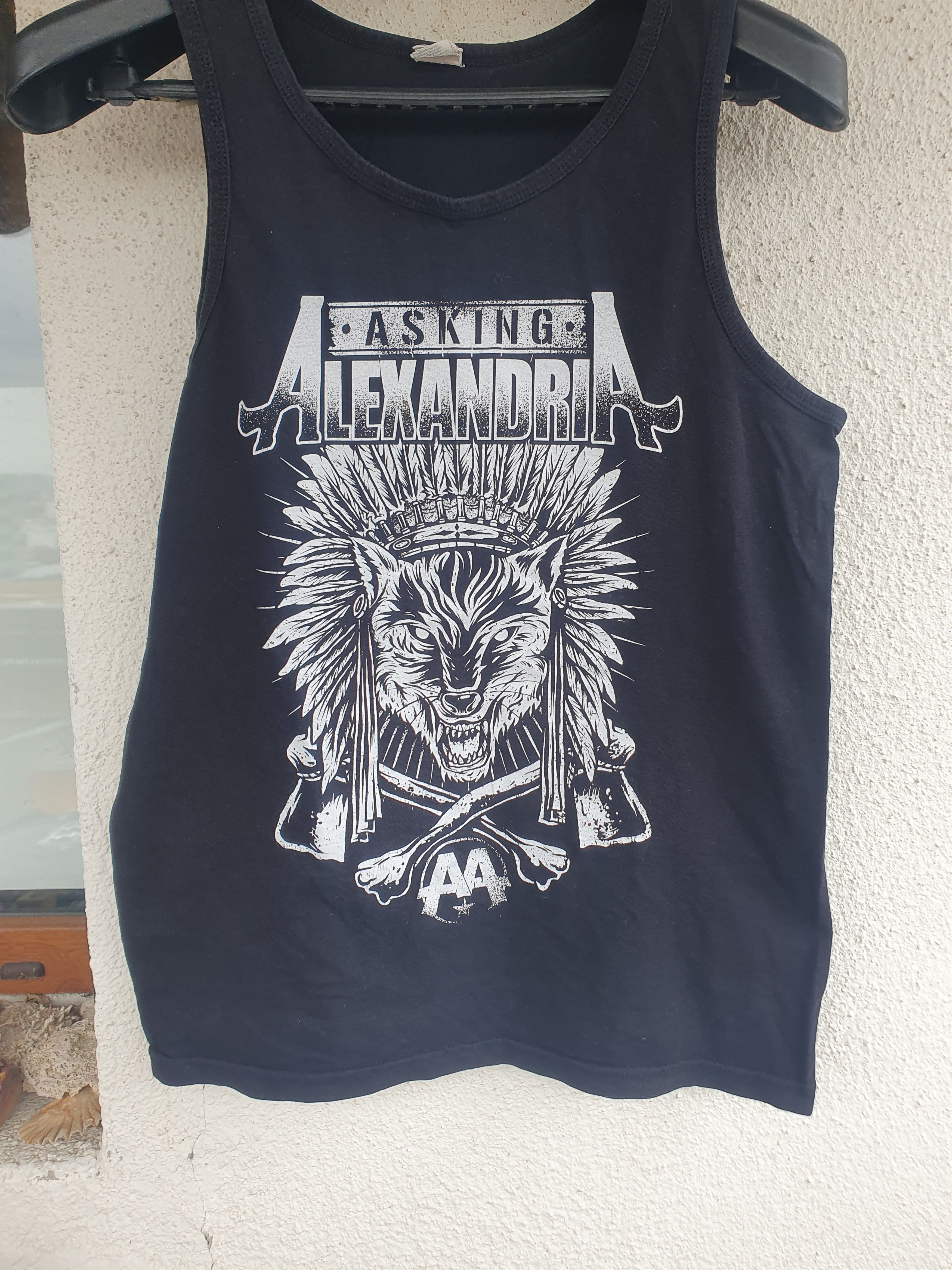 Band Tees Asking Alexandria Tank Top Band Rock Metal sz M Size US M / EU 48-50 / 2 - 3 Thumbnail