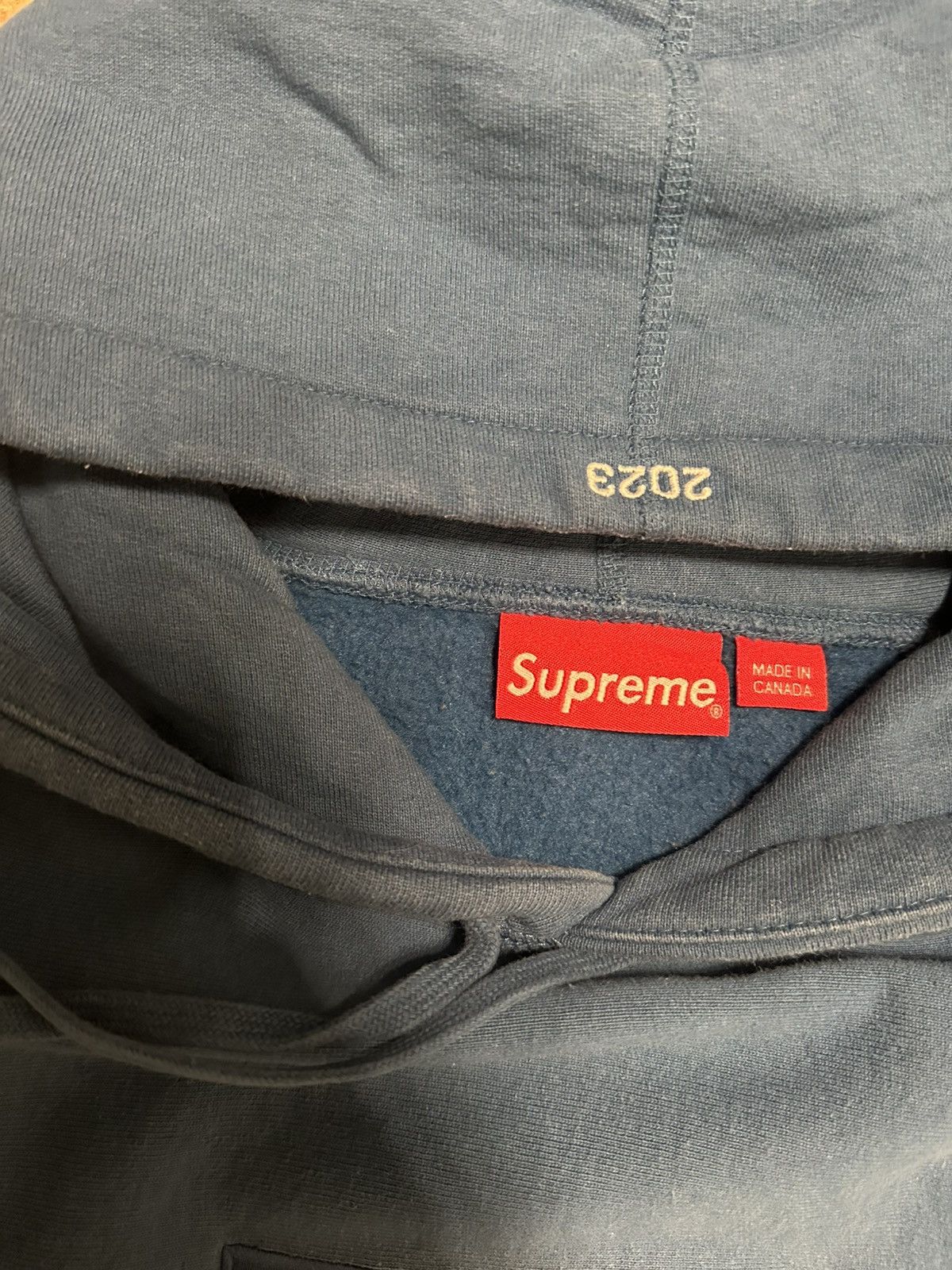 Supreme SUPREME FW23 BLUE BOX LOGO HOODED SWEATSHIRT SIZE LARGE Size US L / EU 52-54 / 3 - 13 Thumbnail
