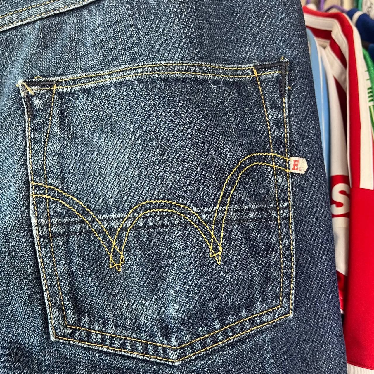 Edwin Edwin ED-55 Relaxed Fit Button Fly Blue Denim Pants Size M Size US 34 / EU 50 - 3 Thumbnail