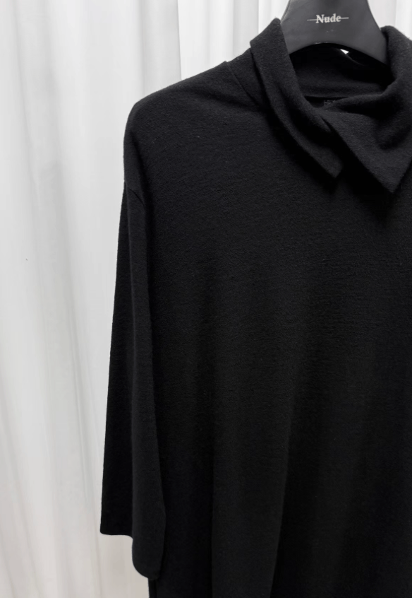 Yohji Yamamoto Yohji Yamamoto Black Roll Neck Sweater K20 Size US L / EU 52-54 / 3 - 2 Thumbnail
