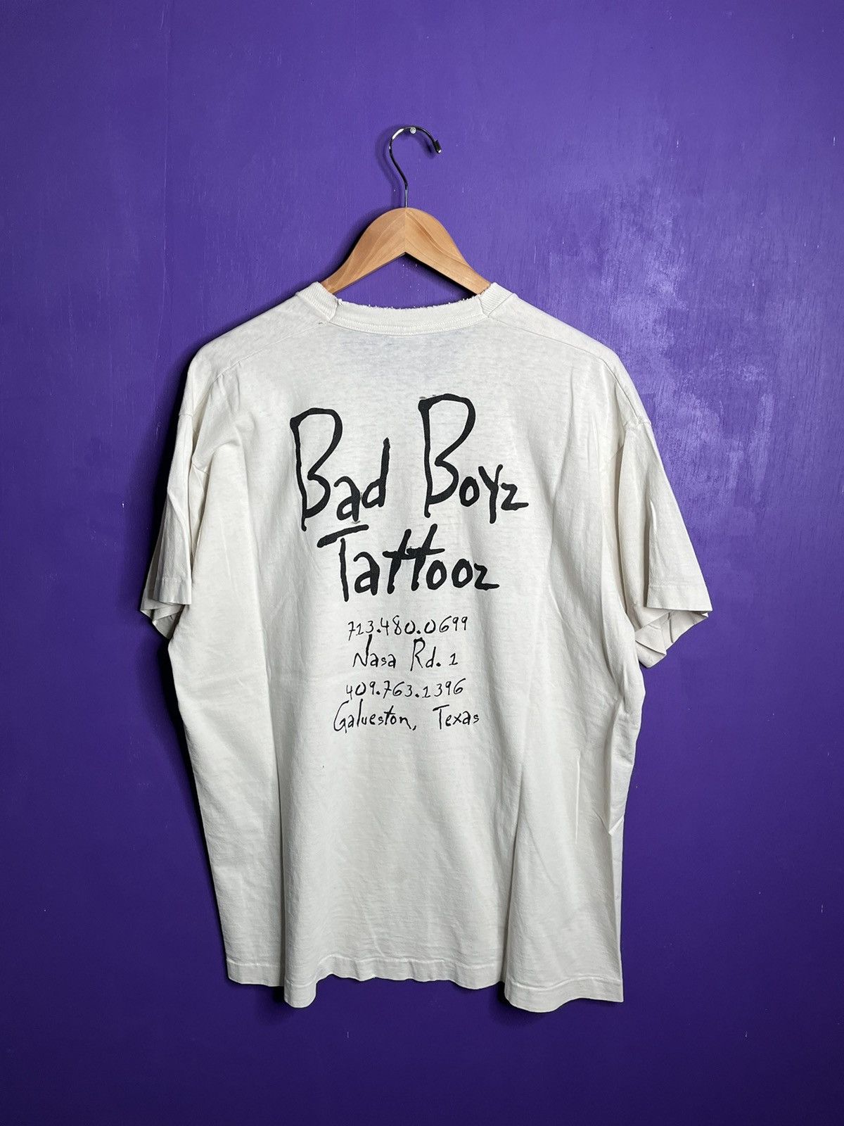 Vintage Vintage 90s Beavis and Butthead Bad-Boyz tattooz t-shirt Size US XL / EU 56 / 4 - 2 Thumbnail