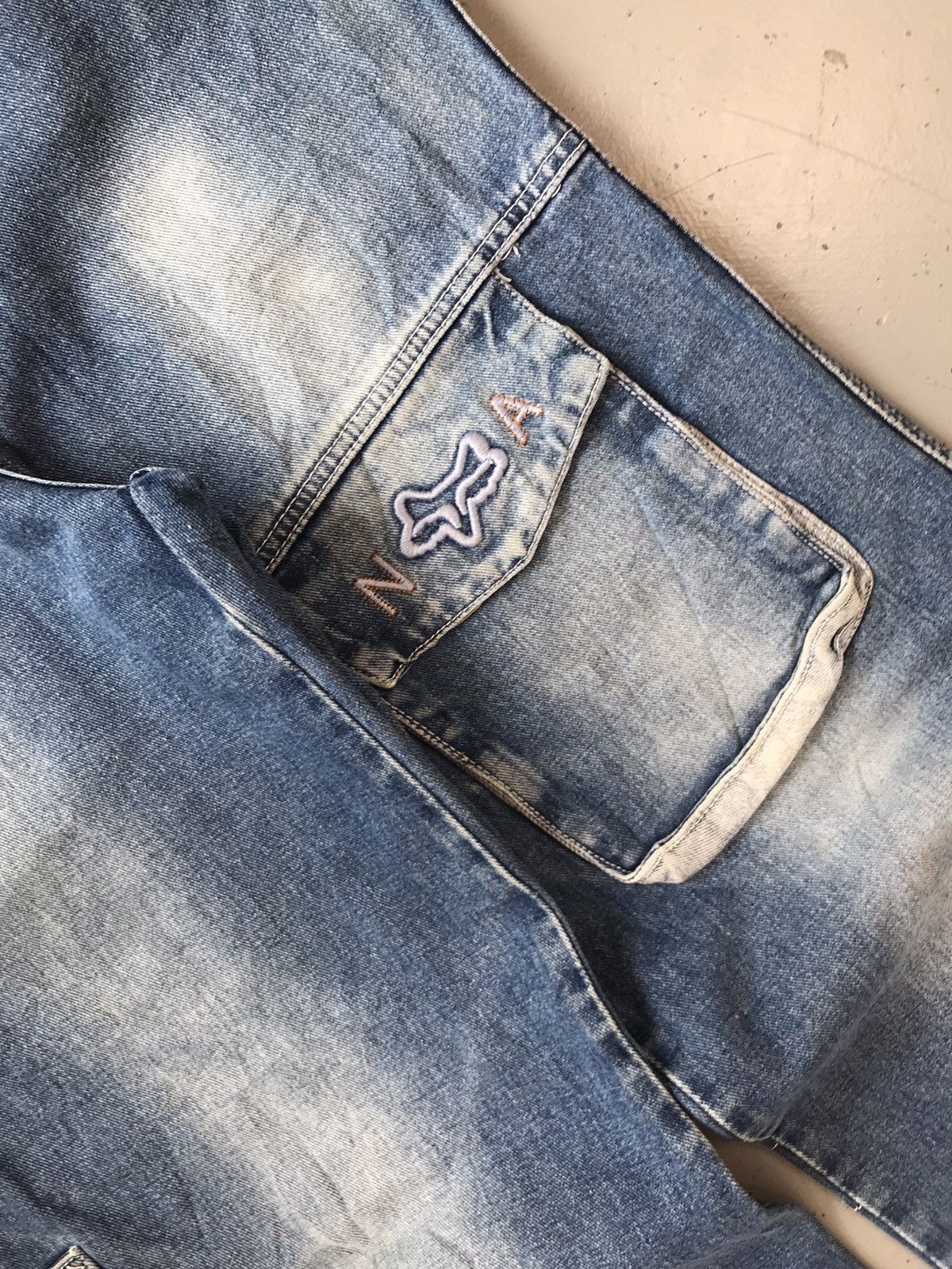 Vintage × Wrangler Vintage wrangler big pocket embroidered cargo denim Size US 30 / EU 46 - 7 Thumbnail