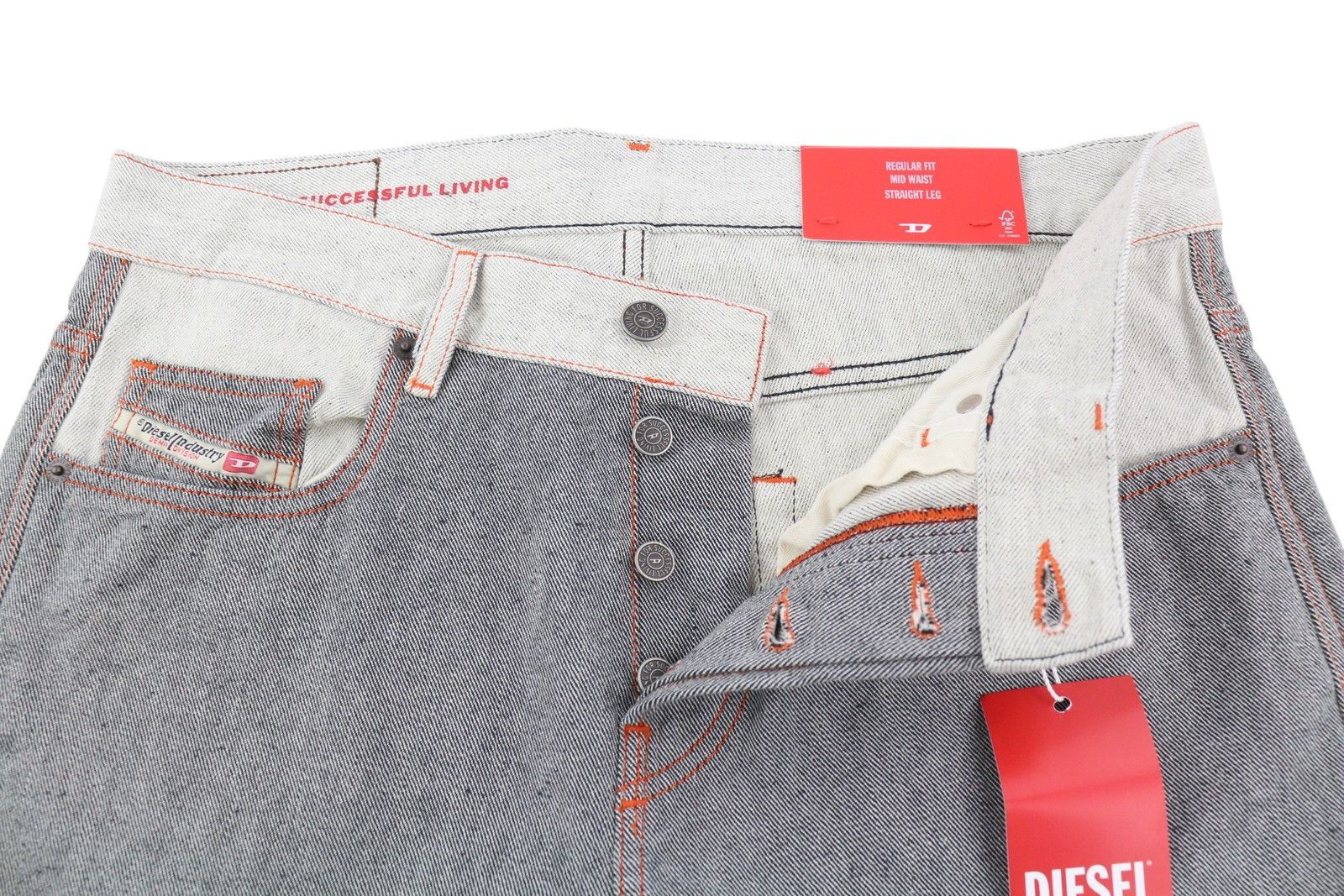 Diesel 2020 D-VIKER-SP4 W31/L34 Black Regular Straight 85418 Size US 31 - 4 Thumbnail