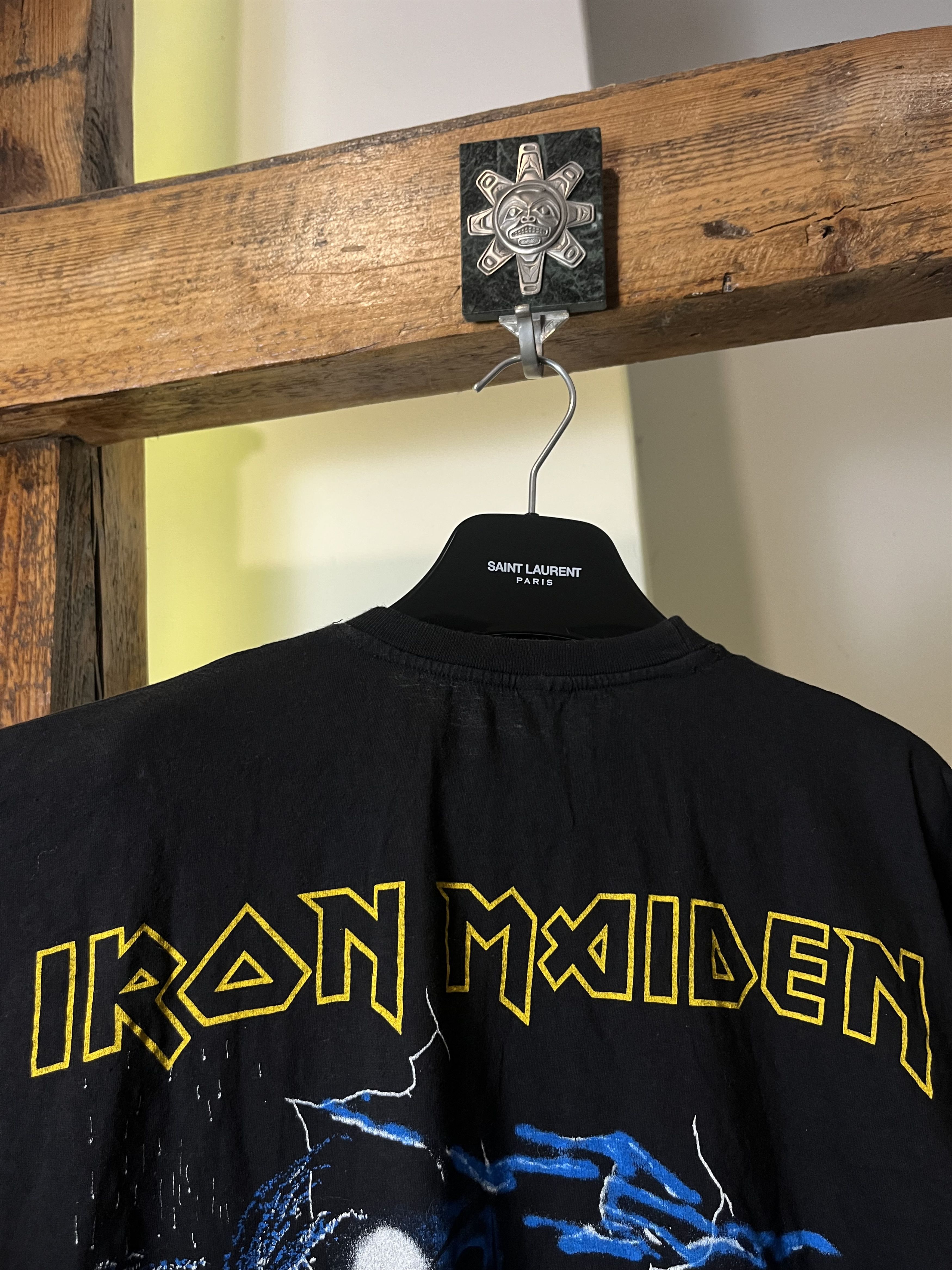 Band Tees × Iron Maiden × Vintage 1985 Iron Maiden Live After Death AOPSingle Stitch Size US L / EU 52-54 / 3 - 8 Thumbnail