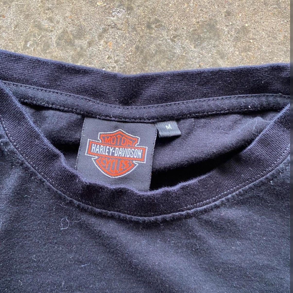 Harley Davidson Vintage 90's Double Sided Harley Davidson Black T-Shirt Size US M / EU 48-50 / 2 - 4 Thumbnail