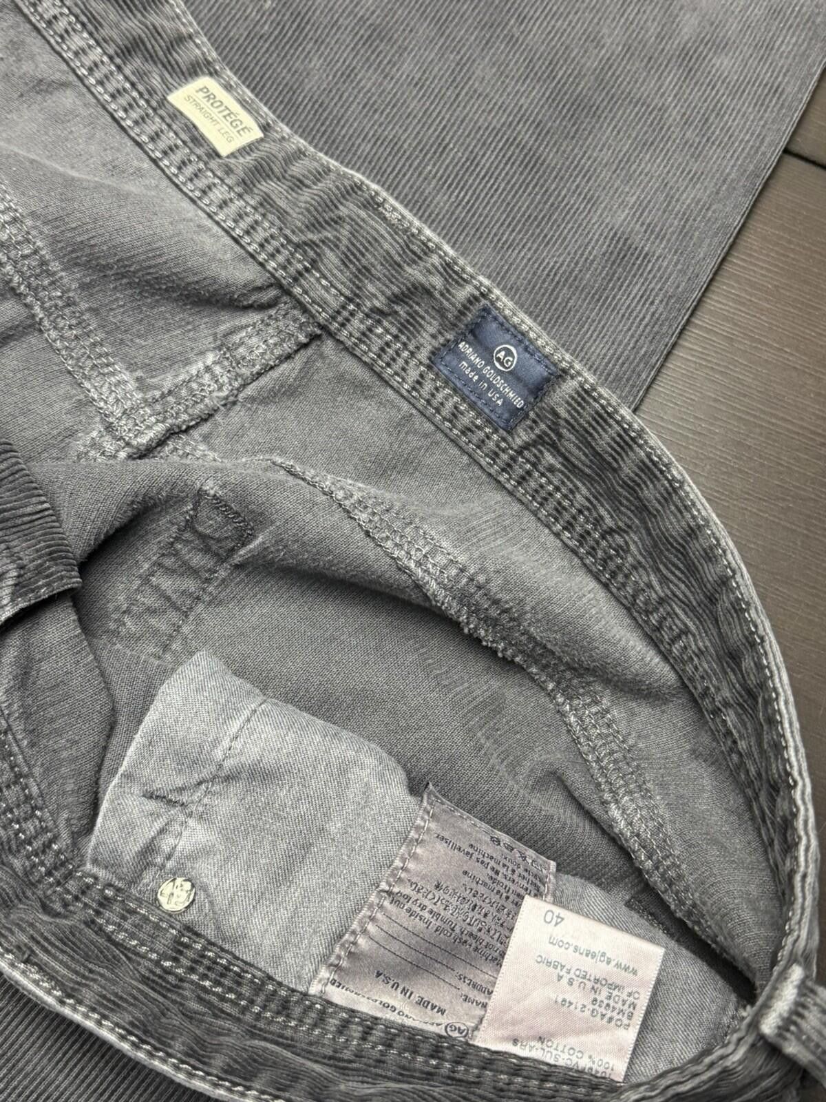 AG Adriano Goldschmied AG Adriano Goldschmied Corduroy Pants Men’s Gray 40x291 Size US 40 / EU 56 - 6 Thumbnail