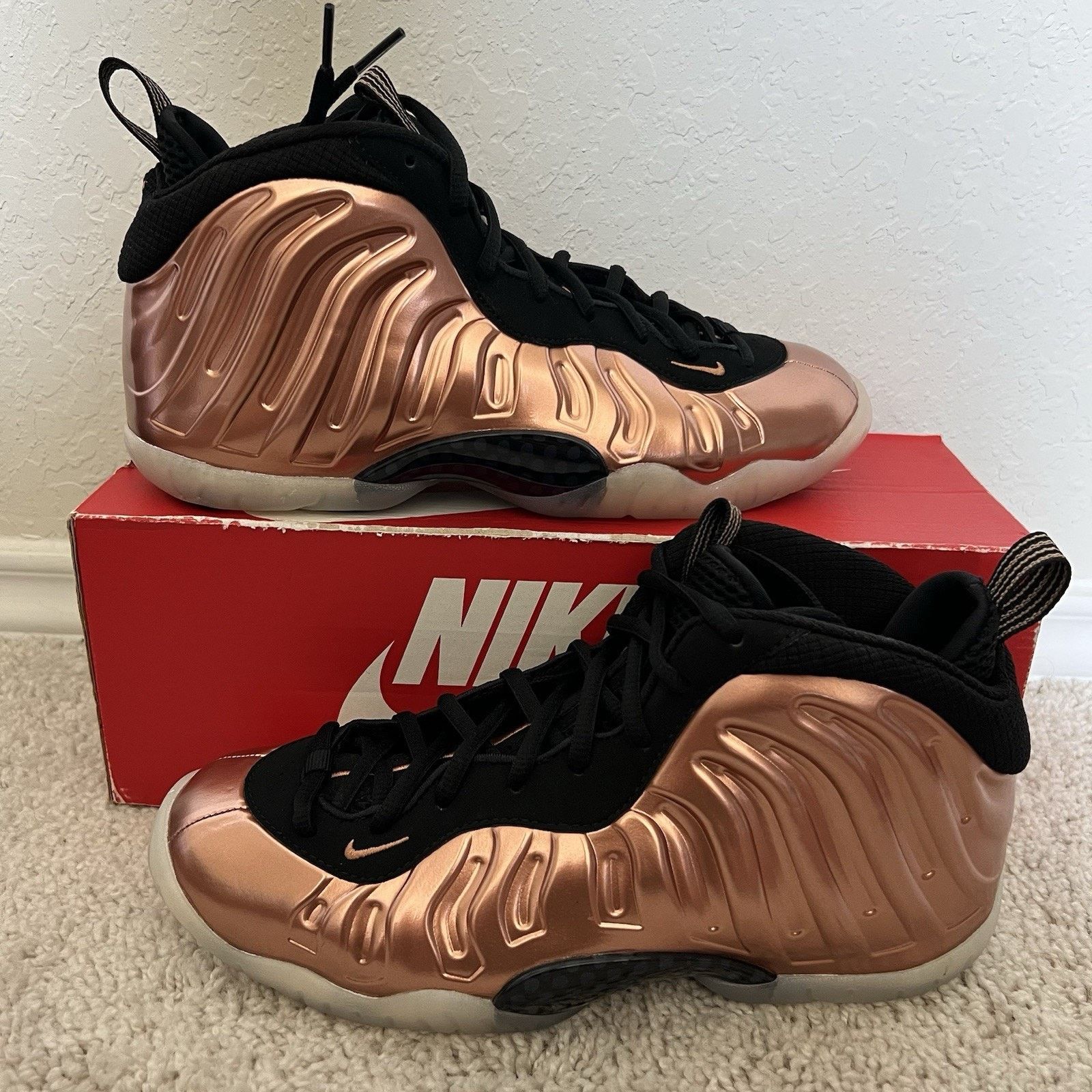 Nike Nike Little Posite One GS Copper 2024 Lifestyle Shoes 7Y Size US 7 / EU 40 - 1 Thumbnail