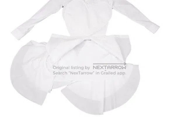 Comme des Garcons Comme des Garcons White vintage design shirt Size S / US 4 / IT 40 - 8 Thumbnail