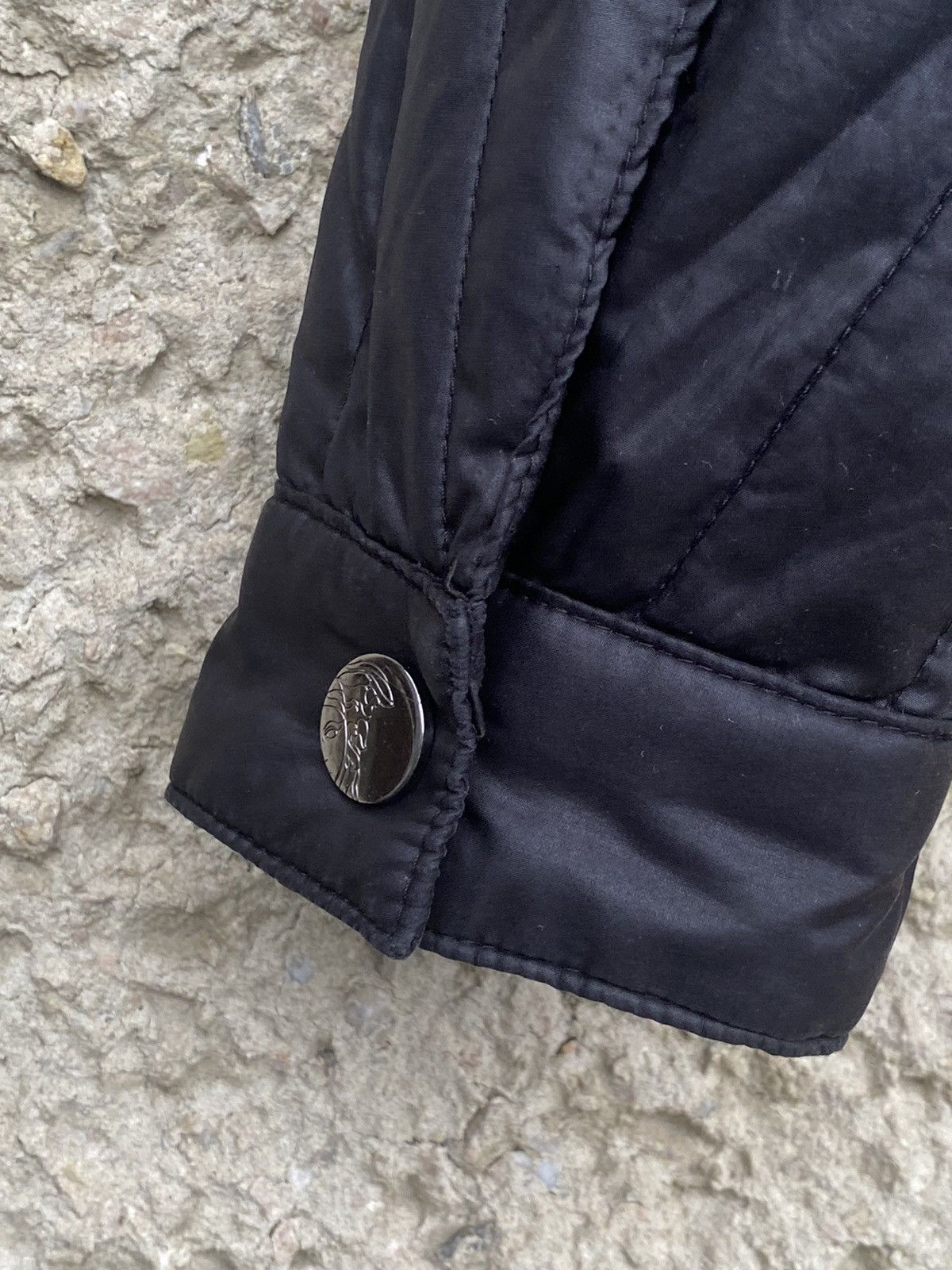 Versace 🖤Gianni Versace Collection Quilted Moto Jacket Size US S / EU 44-46 / 1 - 13 Thumbnail