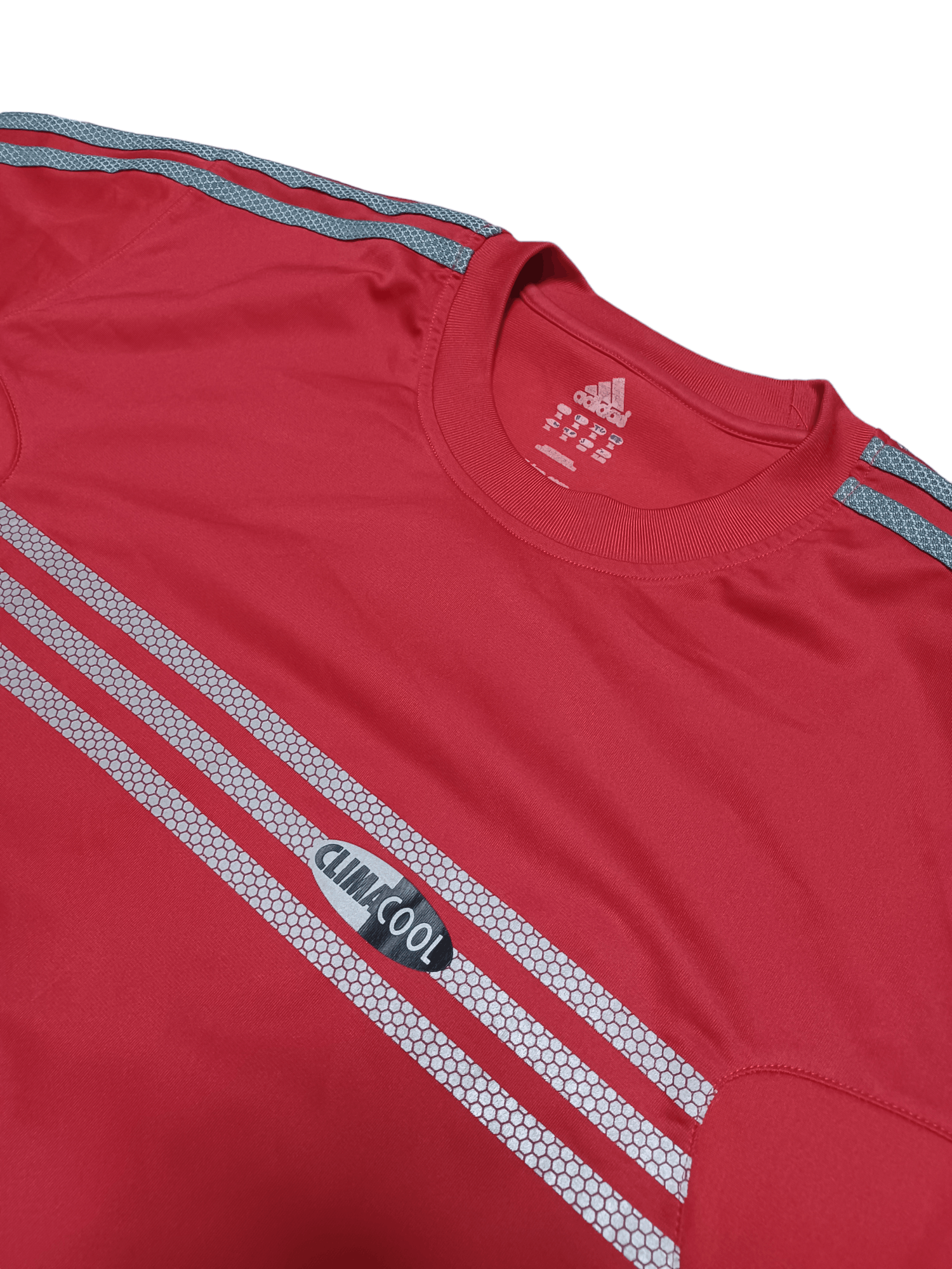 Adidas 2005 VINTAGE ADIDAS CLIMACOOL FOOTBALL SOCCER TEE Size US XL / EU 56 / 4 - 3 Thumbnail