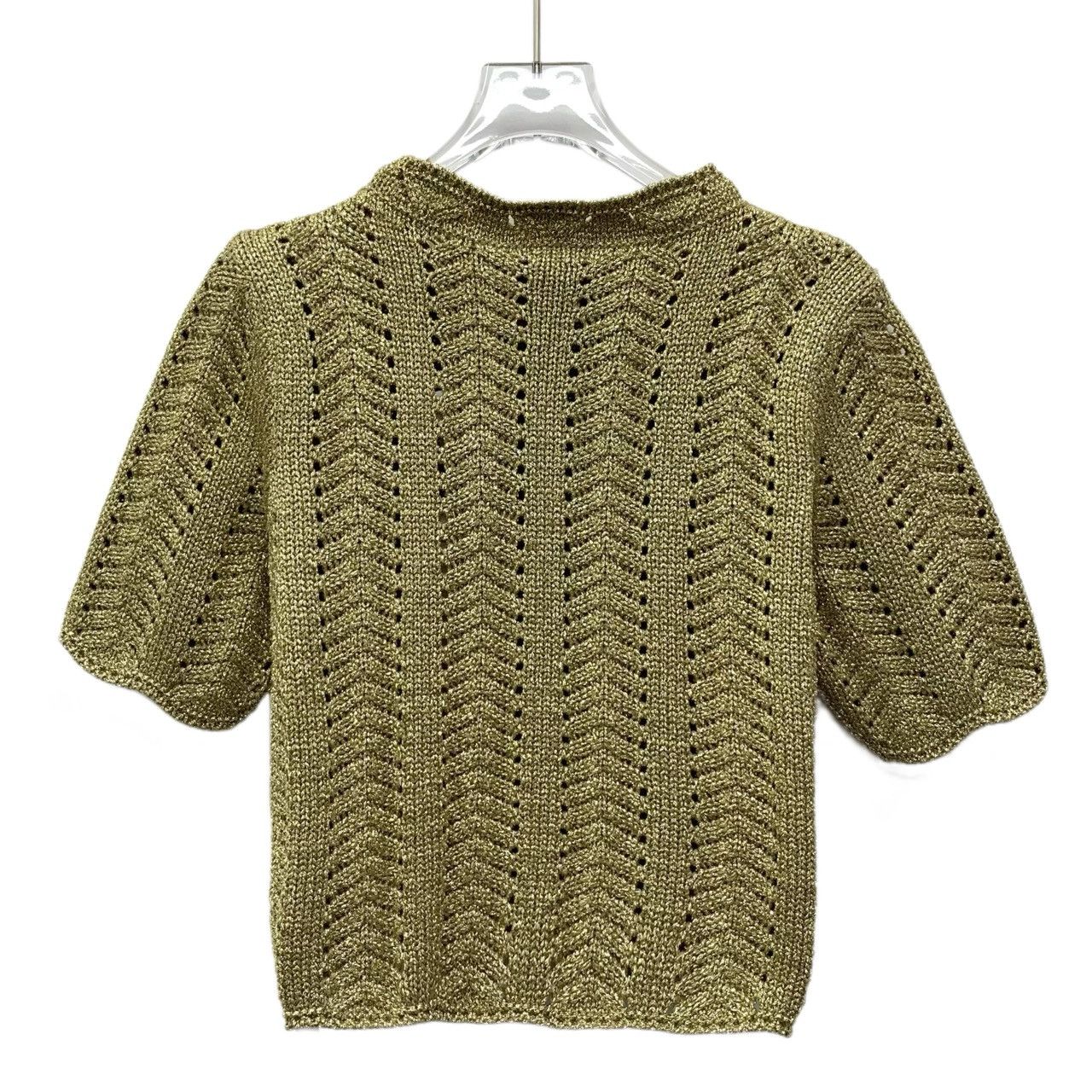 Gucci Gucci Knit Cable Wool Brown (Size S) Size S / US 4 / IT 40 - 8 Thumbnail