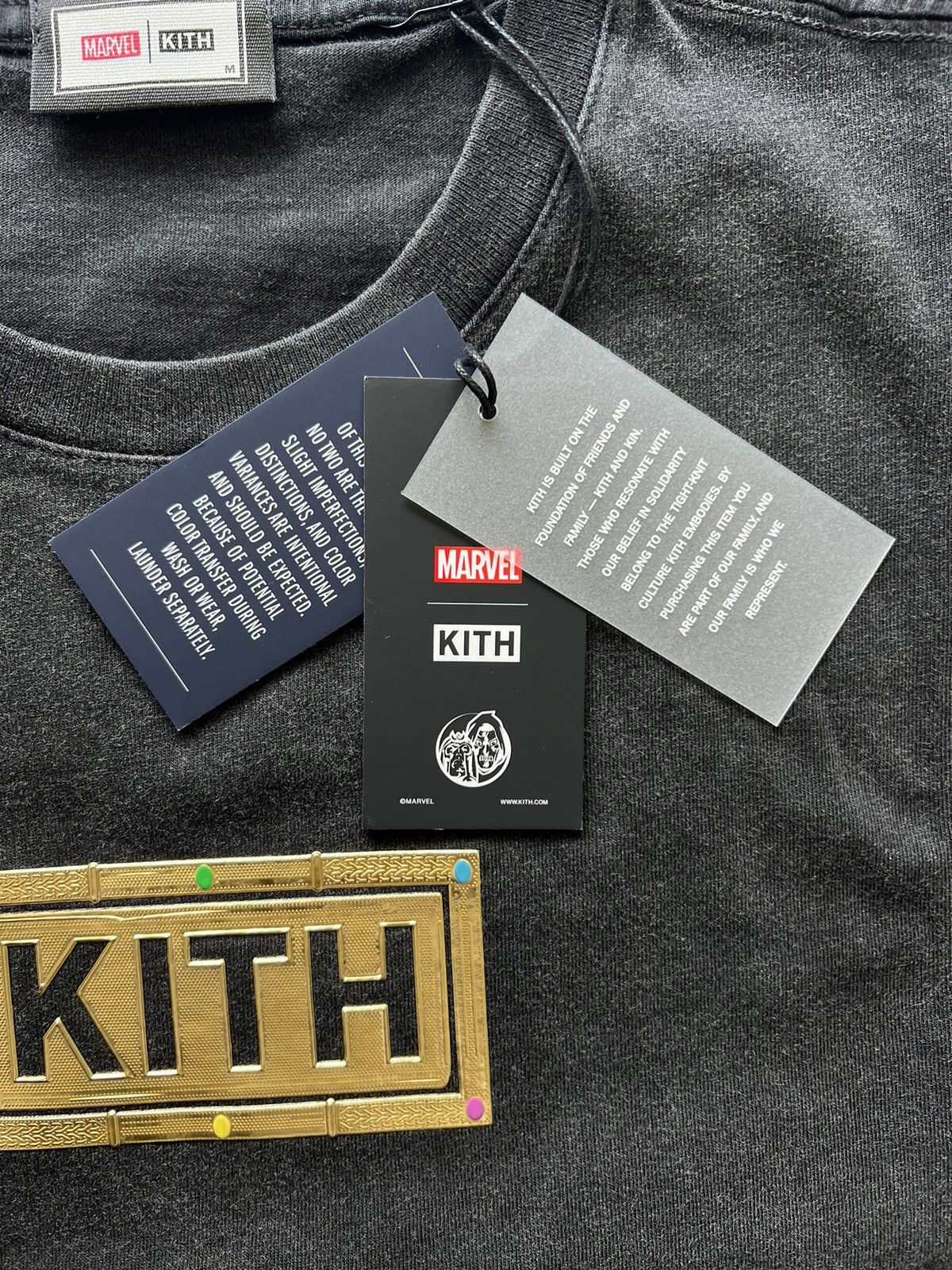 Kith × Marvel Comics Kith Marvel Thanos Vintage Tee “Black” Size US M / EU 48-50 / 2 - 5 Thumbnail