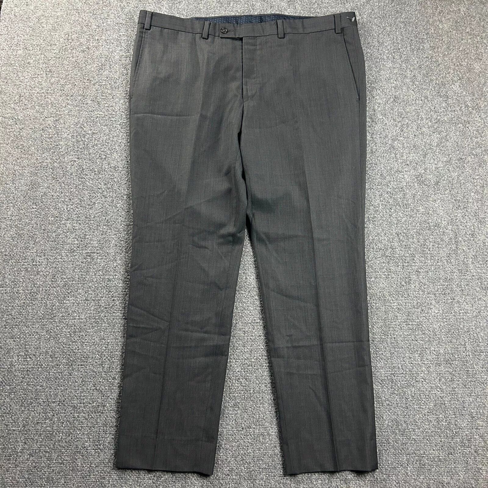 Ted Baker Ted Baker Pants Mens 40R 32" Inseam Gray Slacks Tapered Leg Size US 40 / EU 56 - 1 Thumbnail