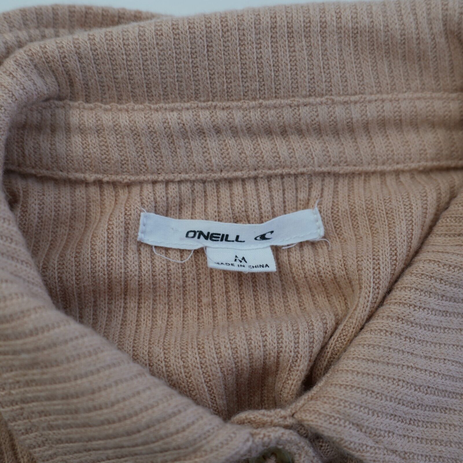 O'Neill O'Neil Long Sleeve Ribbed Peach Sweater Dress Medium Button Size M / US 6-8 / IT 42-44 - 6 Thumbnail
