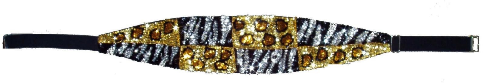 Designer Sequin Cummerbund Belt Tiger/Leopard Size ONE SIZE - 1 Preview