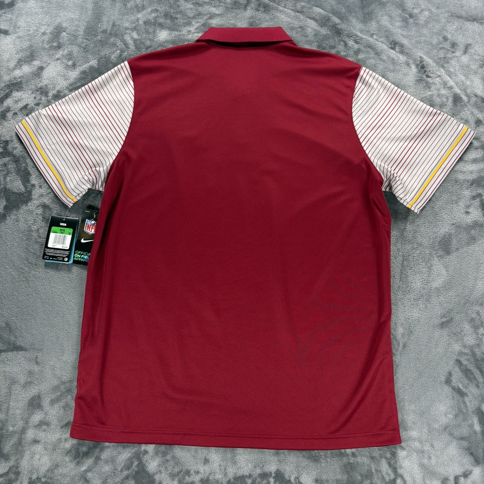 Nike Nike Washington Redskins Football Polo Men XL Red Dri Fit NF Size US XL / EU 56 / 4 - 2 Thumbnail