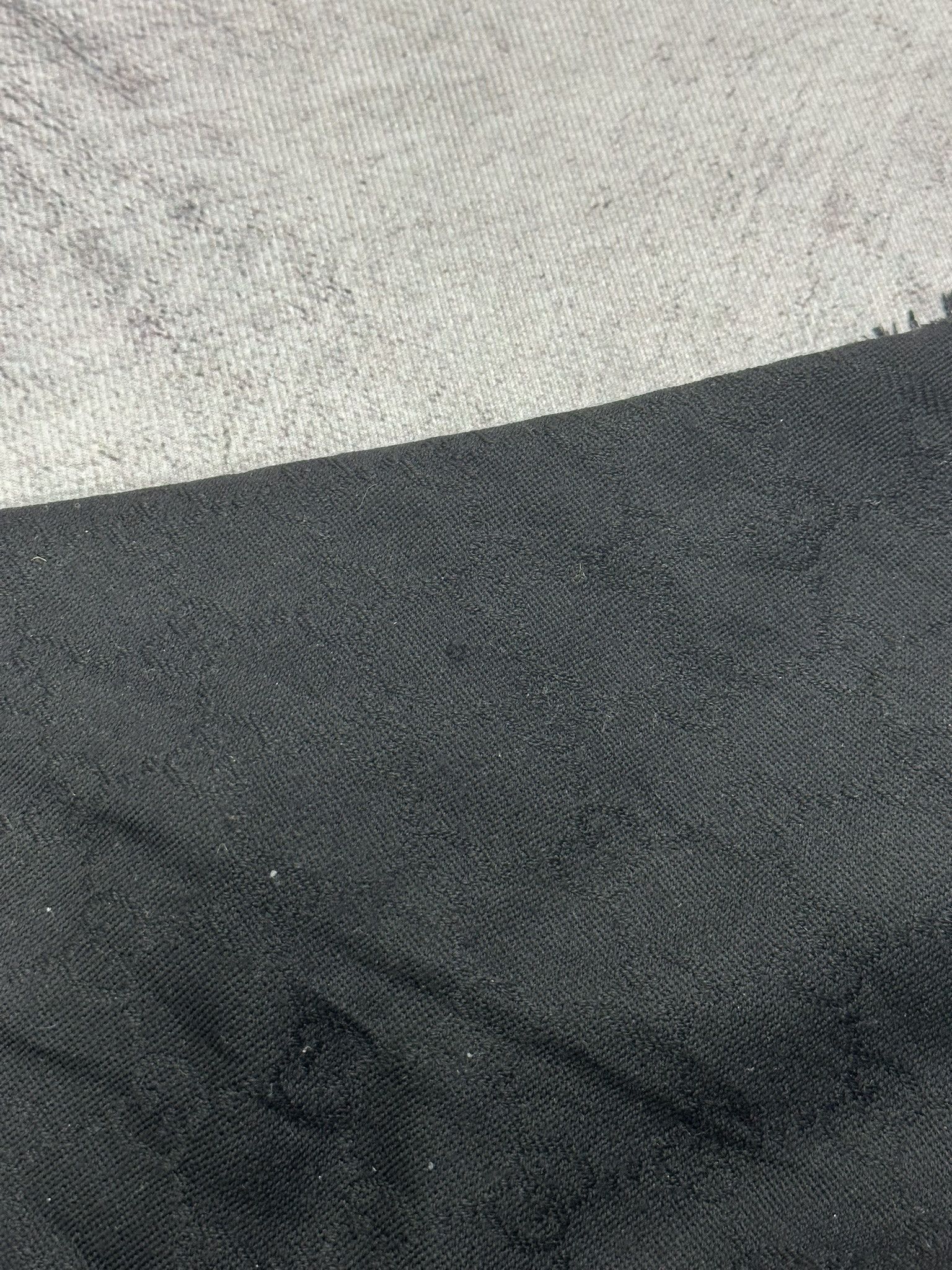 Gucci Gucci Scarf GG Monogram Logo Fringed Black Size ONE SIZE - 11 Thumbnail
