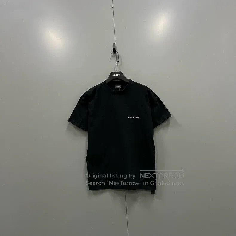 Balenciaga Balenciaga Black Back Logo Short Sleeve S Size Size US S / EU 44-46 / 1 - 1 Thumbnail