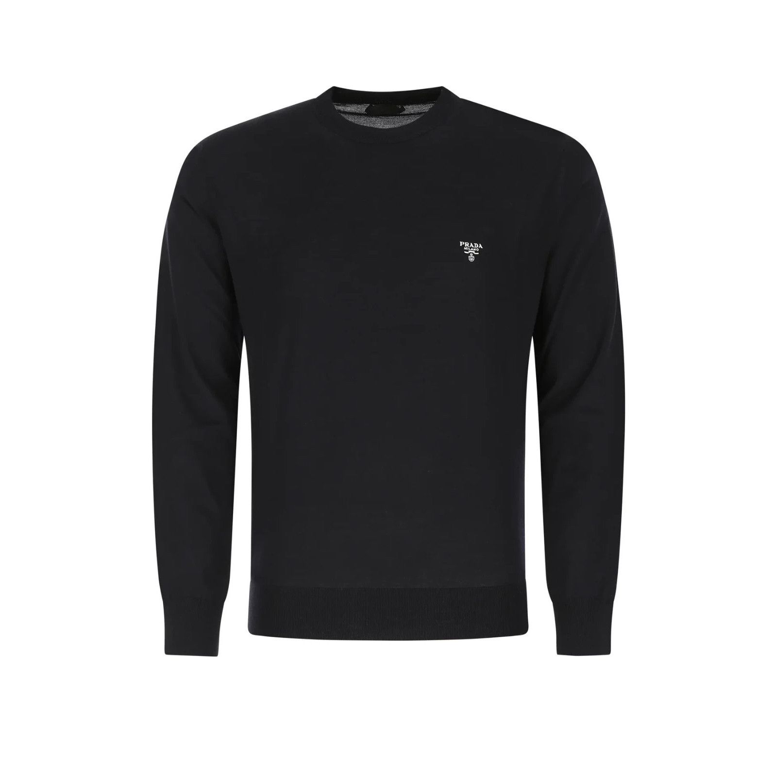 Prada PRADA Midnight Blue Wool Sweater New & Authentic (Men's size Size US L / EU 52-54 / 3 - 1 Thumbnail