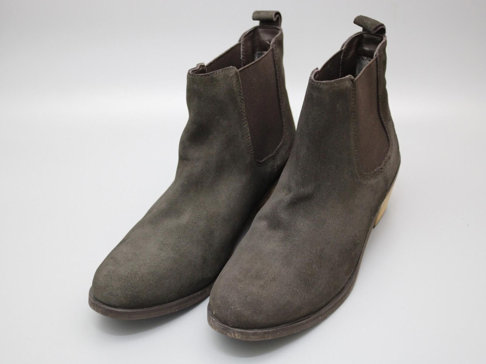 Designer BRAKEBURN Women Chelsea Boots Size 7 Brown Suede Leather Size US 9 / IT 39 - 3 Thumbnail