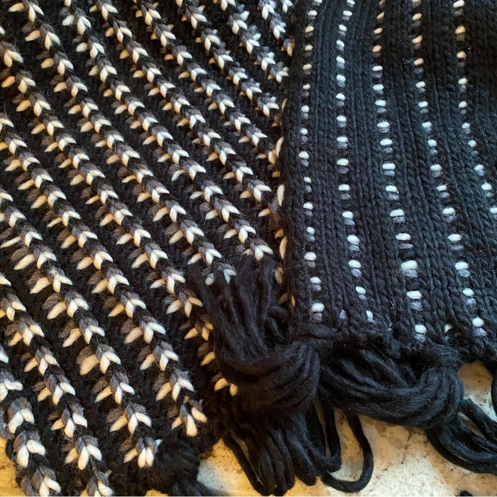 Other NEW Indigo Love & Lore Cabin Marl Stripe Scarf NWT Size ONE SIZE - 6 Thumbnail