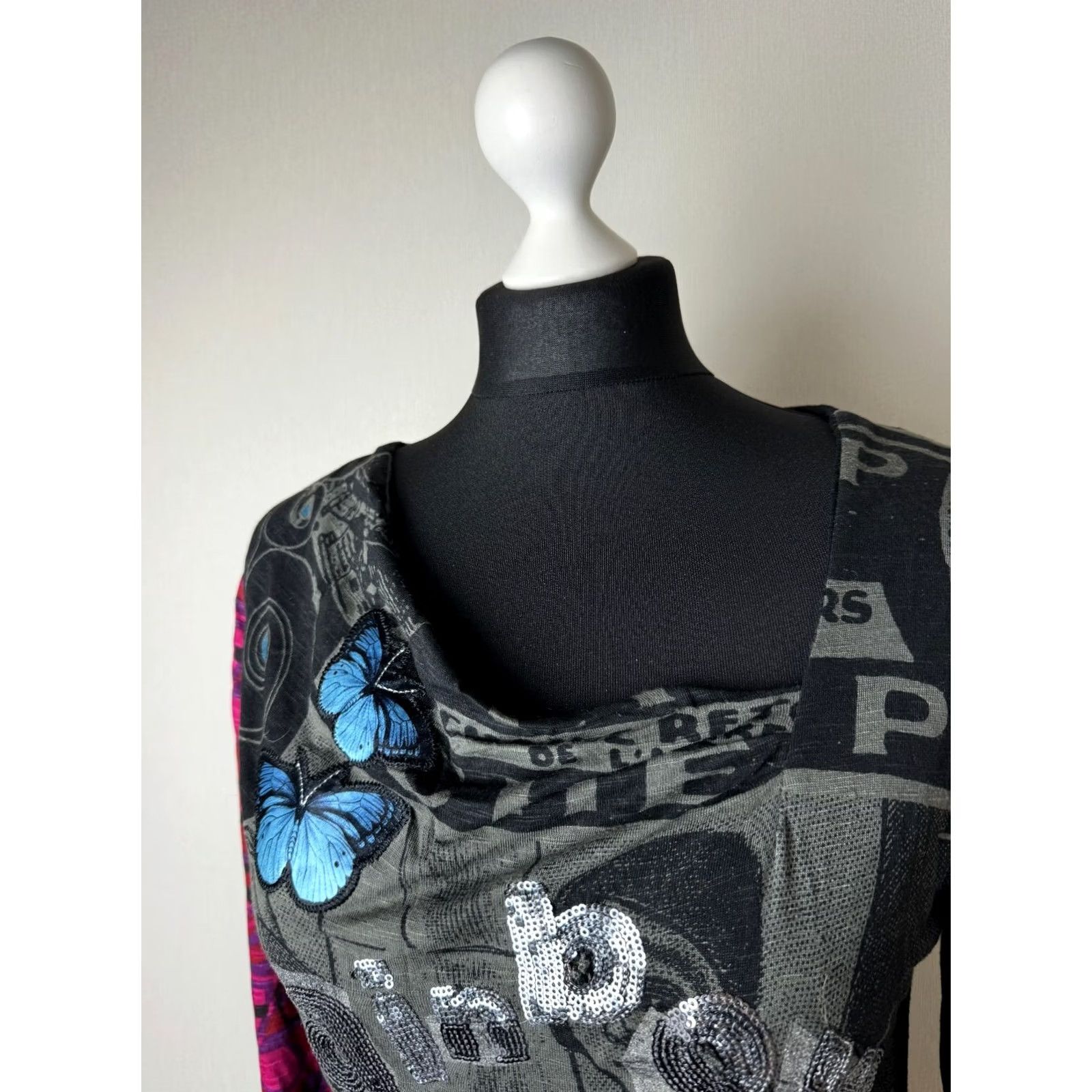 Desigual Desigual Womens Long Sleeve Shirt Tunic M Multicoloured Shirt Womens Tunic M Mens? Size M / US 6-8 / IT 42-44 - 2 Thumbnail