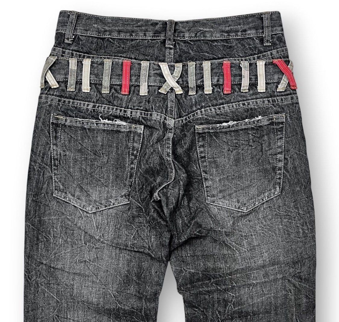 Isamu Katayama Backlash Vtg Y2K jungle storm double waist jeans Size US 29 - 4 Thumbnail