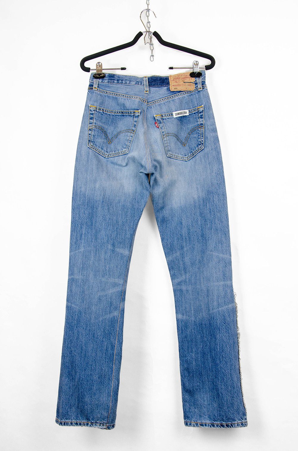 Levi's NWT Levi’s 501 x Samaria Leah Embellished Straight Jeans W27 Size 27" / US 4 / IT 40 - 2 Thumbnail