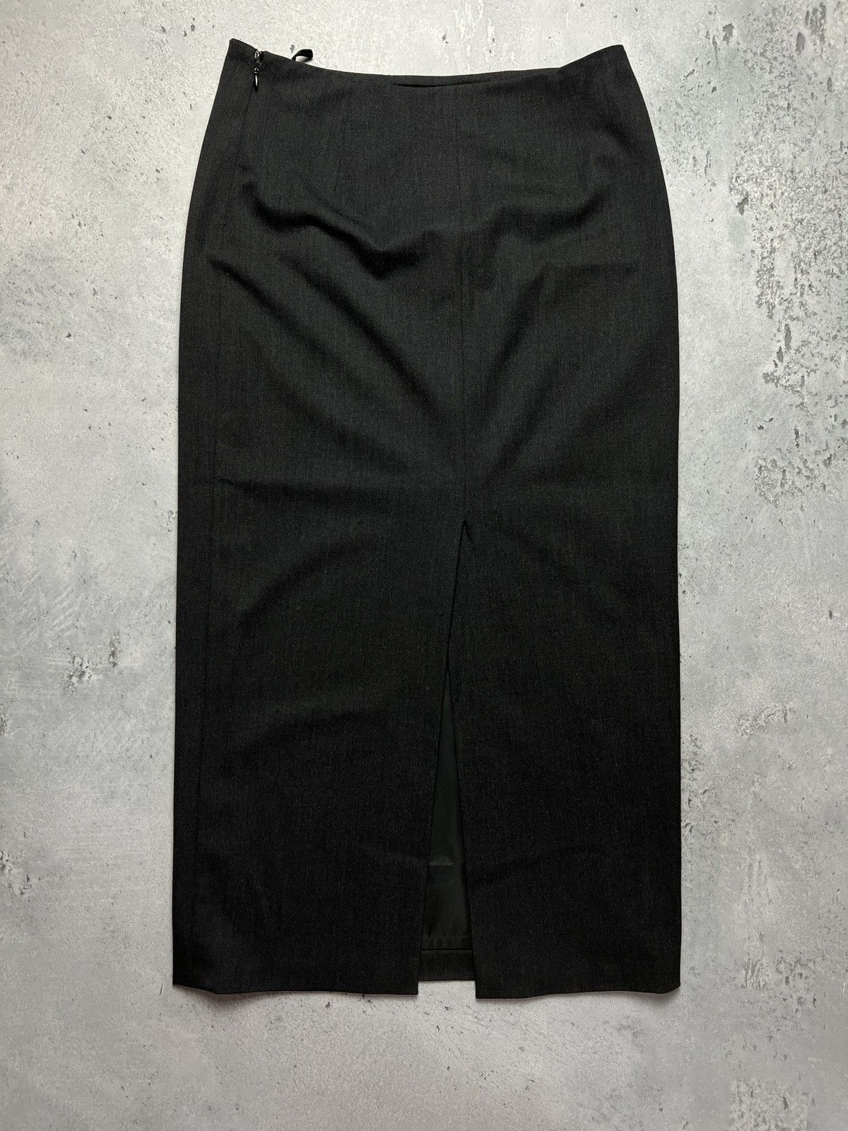 Iceberg Iceberg Vintage Asymmetry Wool Maxi Skirt Archive Rare Italy Size 32" / US 10 / IT 46 - 2 Thumbnail