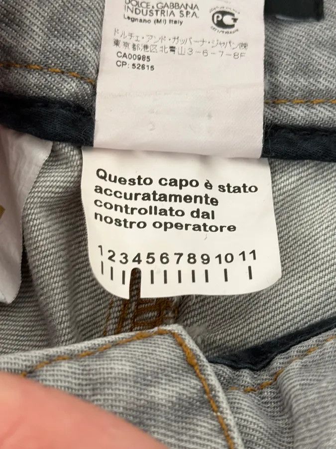 Dolce & Gabbana AW2010 Dolce & Gabbana Distressed Grey Denim Jeans Size 28" / US 6 / IT 42 - 15 Thumbnail