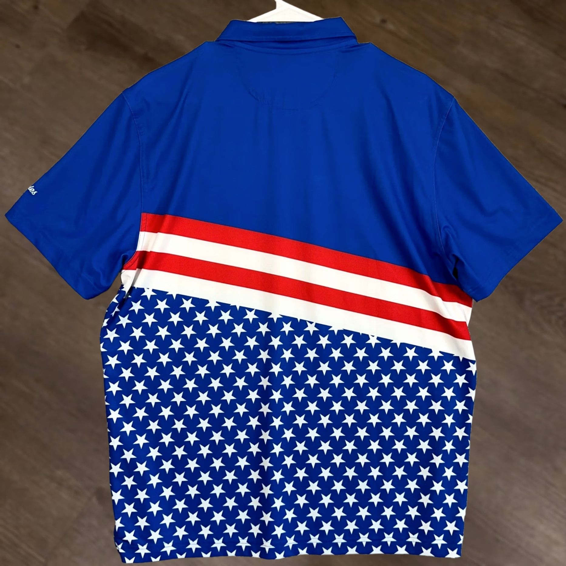 Chubbies Chubbies Golf Polo Shirt Mens Medium Blue America USA Freedom Short Sleeve Rugby Shirt Polo Athletic Breathable Lightweight" Size US M / EU 48-50 / 2 - 1 Thumbnail