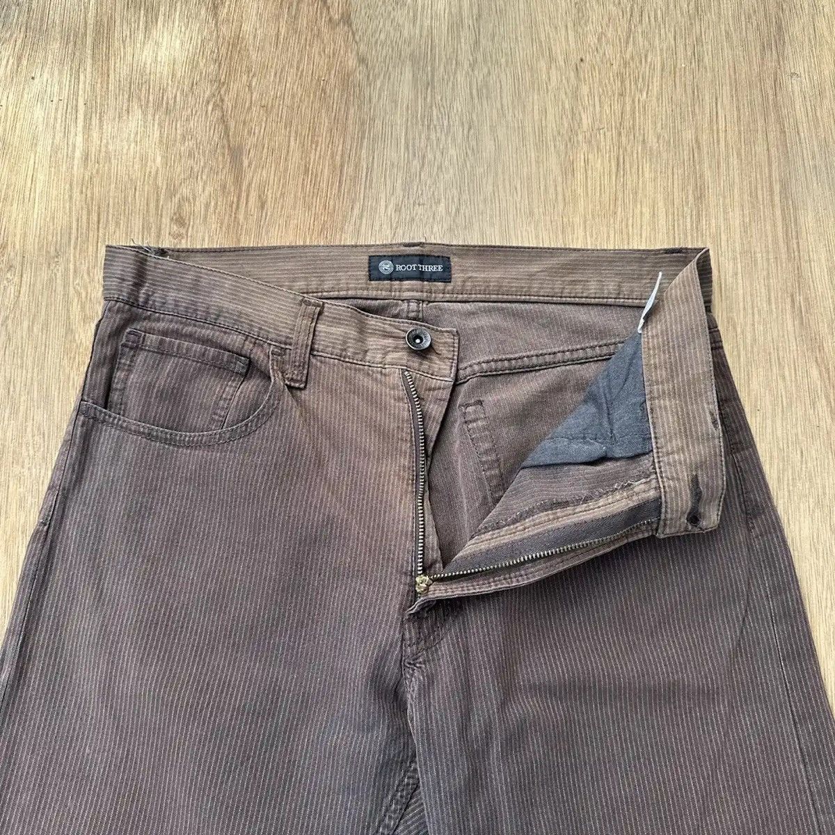 Roots JAPANESE ROOT THREE STRIPED FADED TROUSERS 5-POCKET PANT W30 Size US 30 / EU 46 - 6 Thumbnail