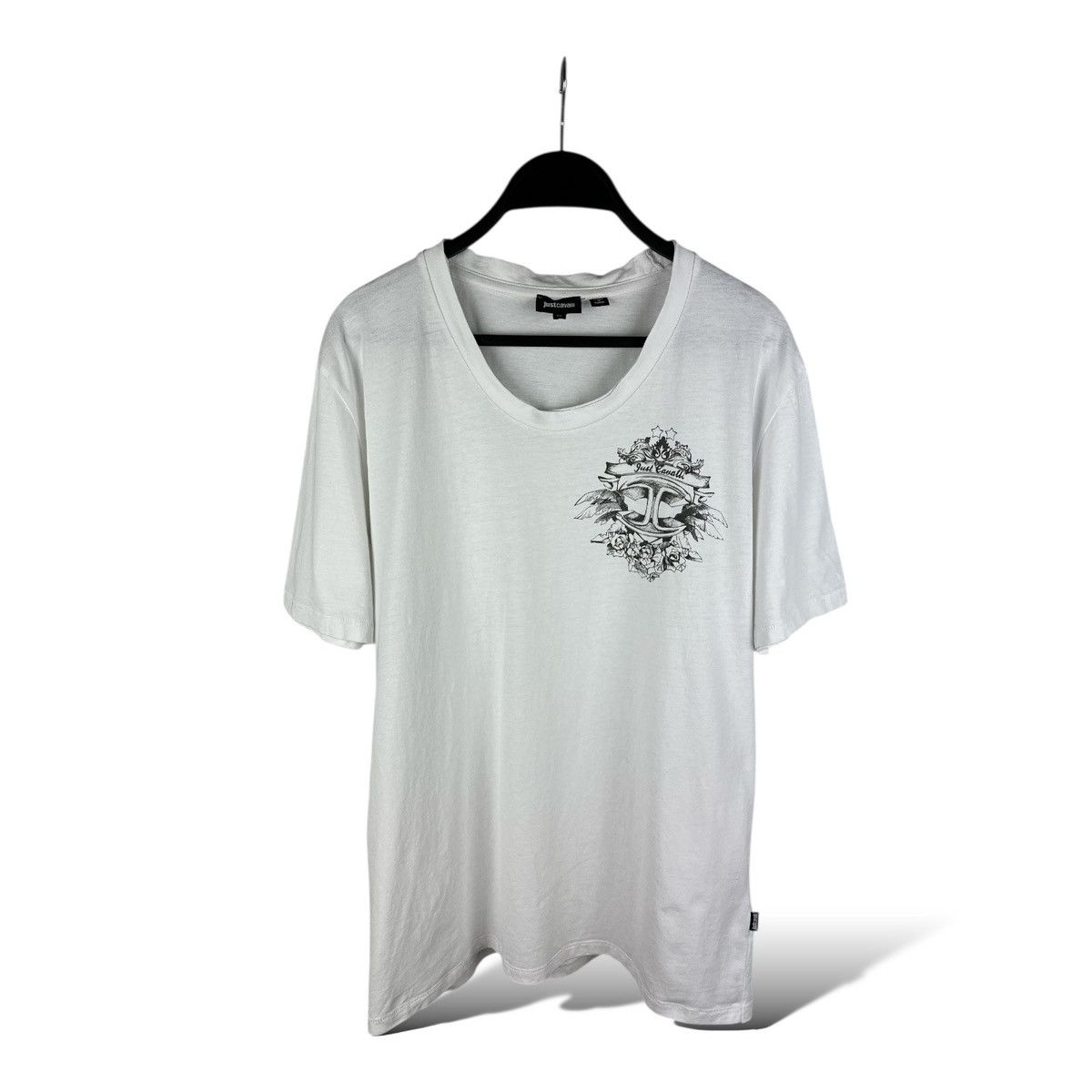 Just Cavalli Just Cavalli Men’s White T-Shirt Size US M / EU 48-50 / 2 - 1 Thumbnail