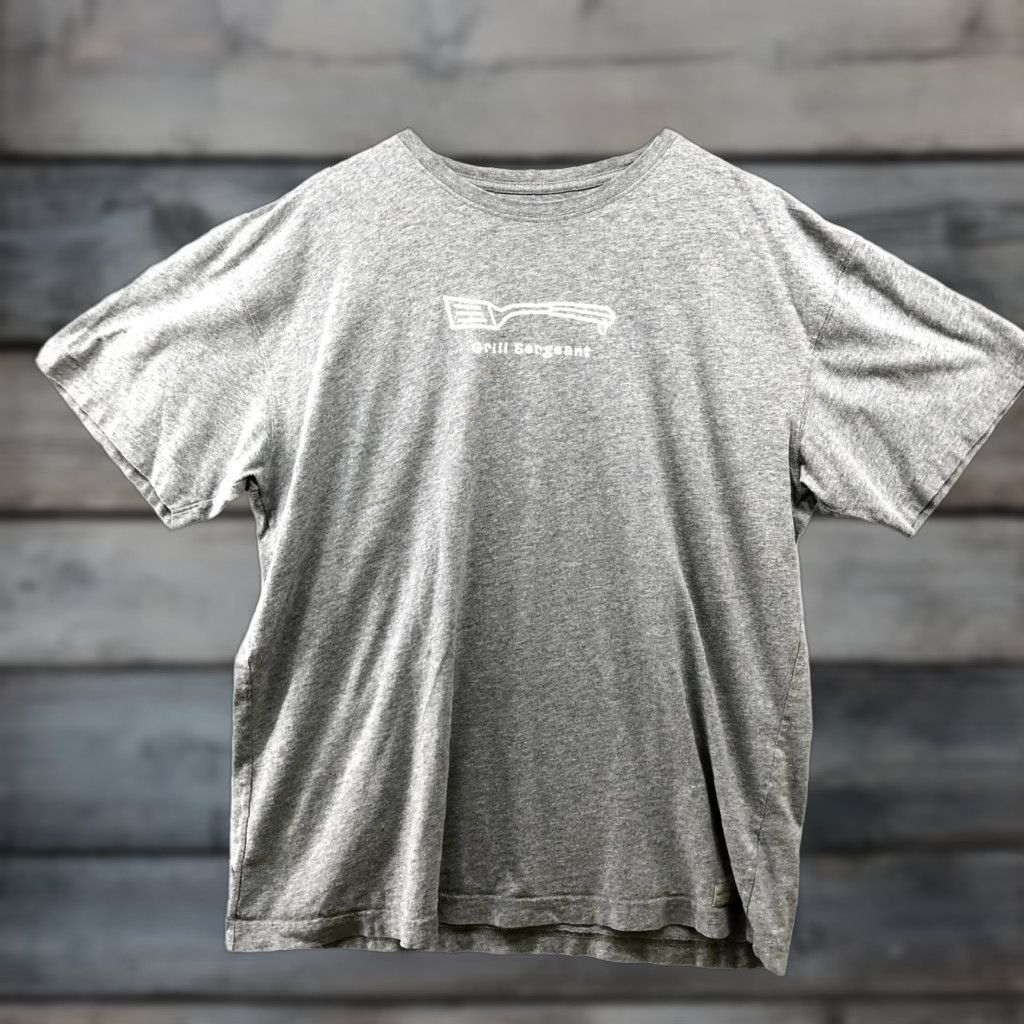 Life is Good Life Is Good T Shirt Mens Large Gray Short Sleeve Grill Sergeant Graphic Tee Mens Size US L / EU 52-54 / 3 - 1 Thumbnail