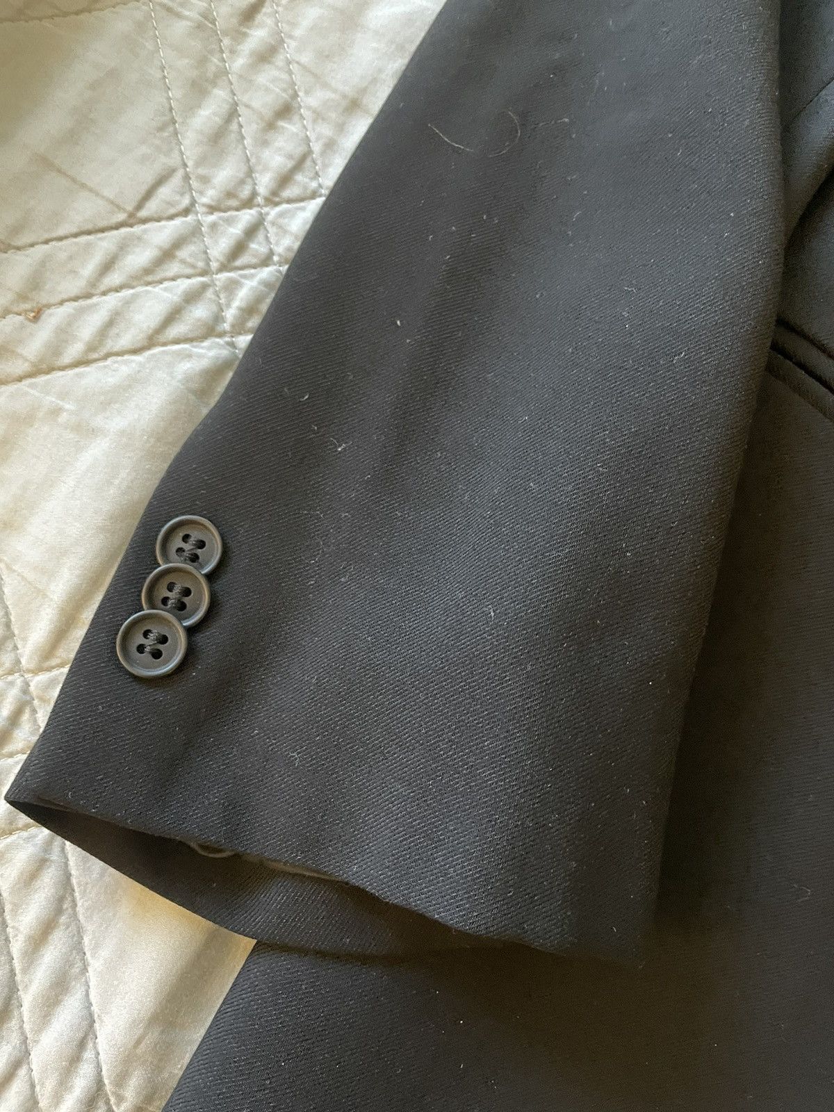 Emporio Armani 4-Button Wool Suit Jacket Size 42R - 4 Thumbnail