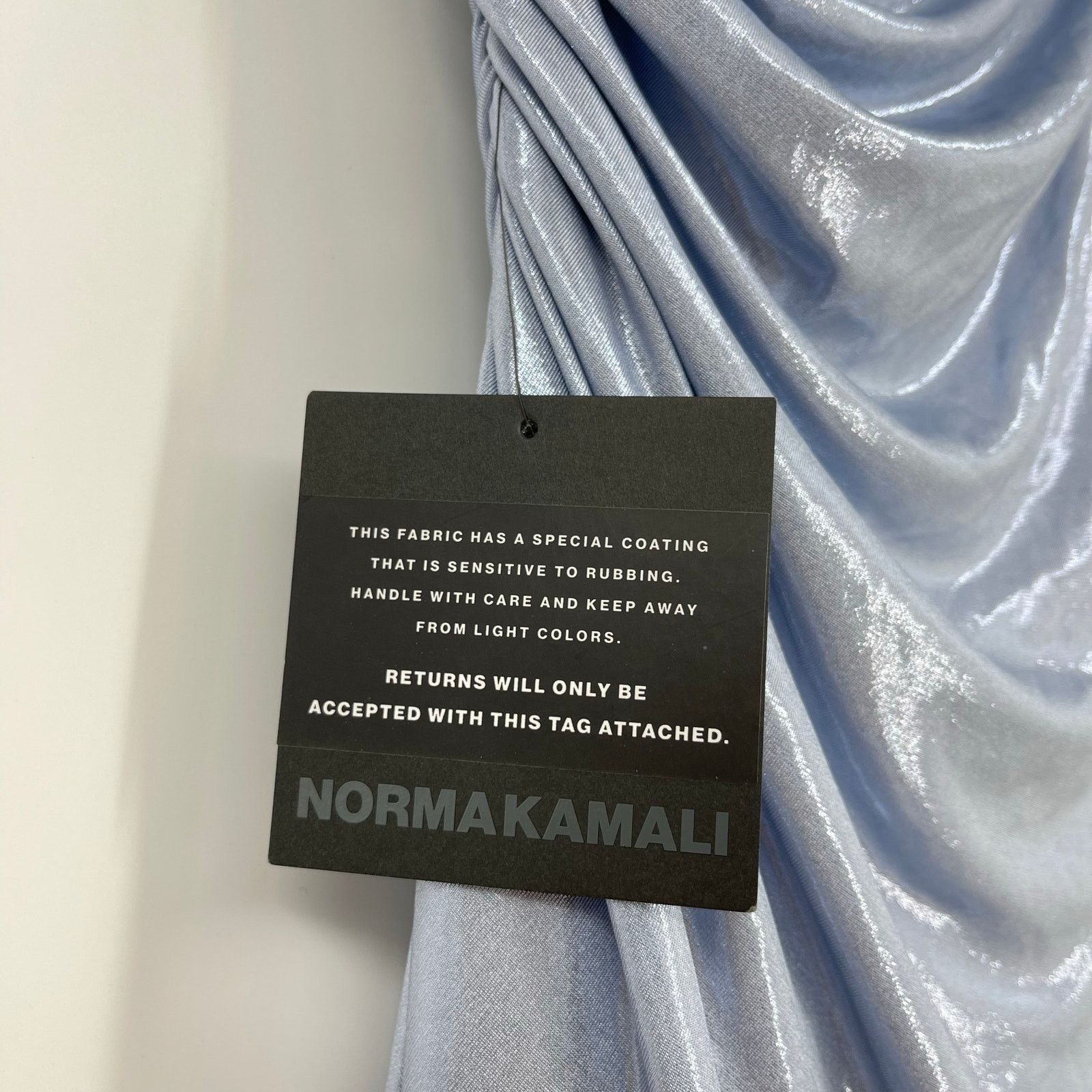 Norma Kamali Norma Kamali | Strapless Diana Pickleball Dress Blue S Size S / US 4 / IT 40 - 7 Thumbnail