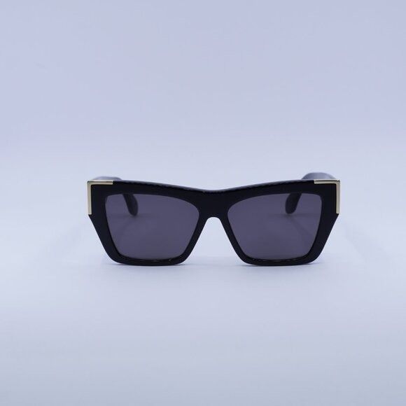 Palm Angels Palm Angels PERI099 HOLLYWOOD 1007 Sunglasses Black Cat Eye Size ONE SIZE - 4 Thumbnail