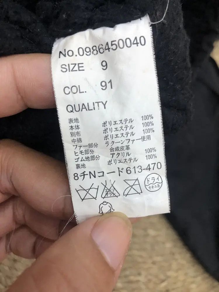 Hysteric Glamour JURIANO JURRIE RACCOON FUR BONDAGE GOTHIC PUNK PARKA JACKET Size US S / EU 44-46 / 1 - 11 Thumbnail