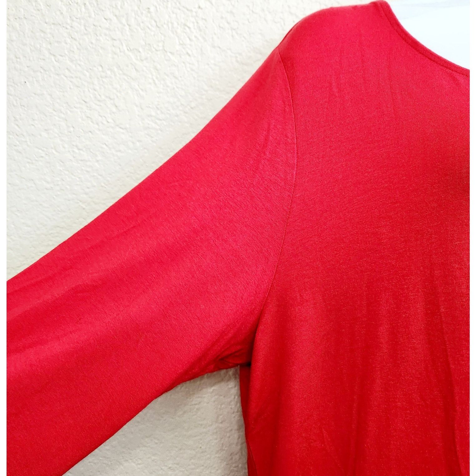 Other J. Jill Wearever Collection Red Round Neck 3/4 Sleeve Top XL Size XL / US 12-14 / IT 48-50 - 2 Thumbnail