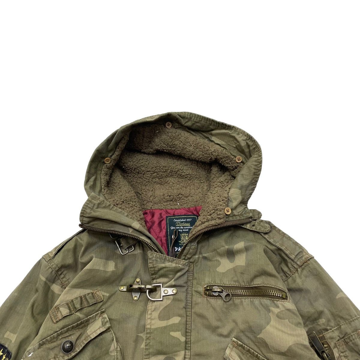 14th Addiction 🔥Japanese Brand Kiss Mark Camo Field Jacket Size US M / EU 48-50 / 2 - 4 Thumbnail