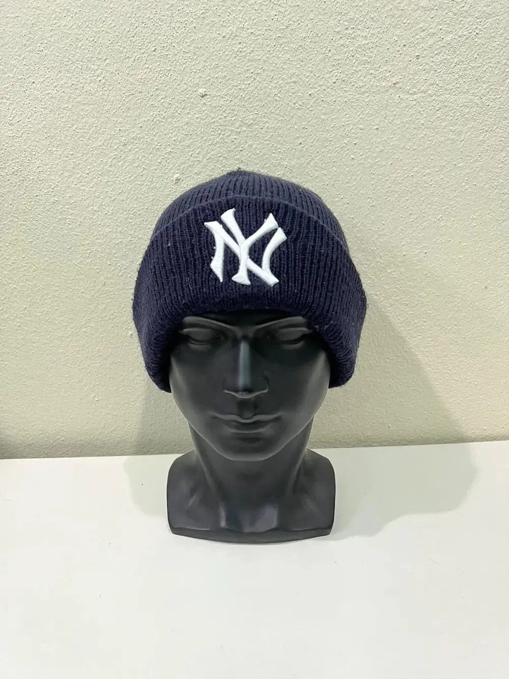 New York Yankees New York Yankees Big Logo Beanie Hats Size ONE SIZE - 2 Thumbnail