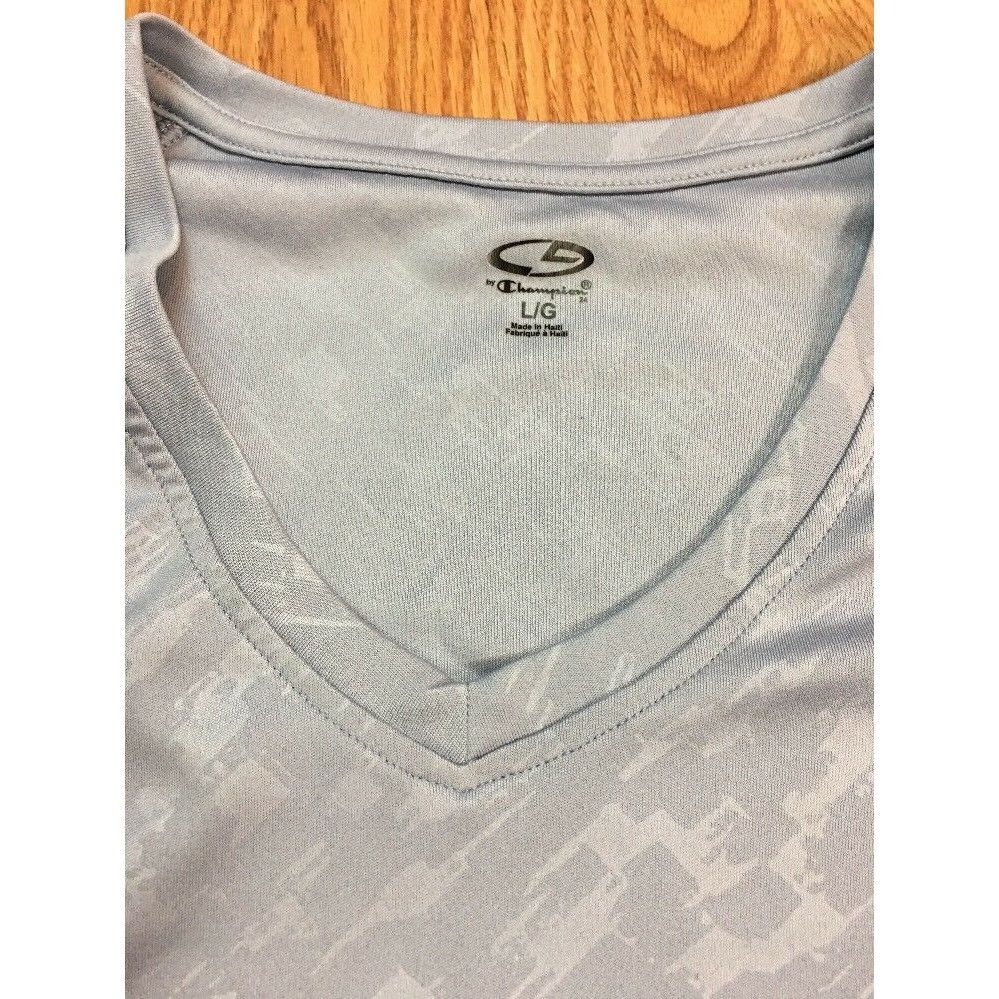 Champion Workout Shirt Champion Top Womens Gray Large Spandex Vapor P Size L / US 10 / IT 46 - 2 Thumbnail