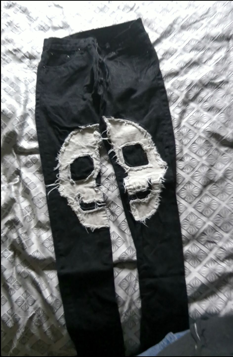 MNML MNML Skull Pants Size US 31 - 1 Thumbnail