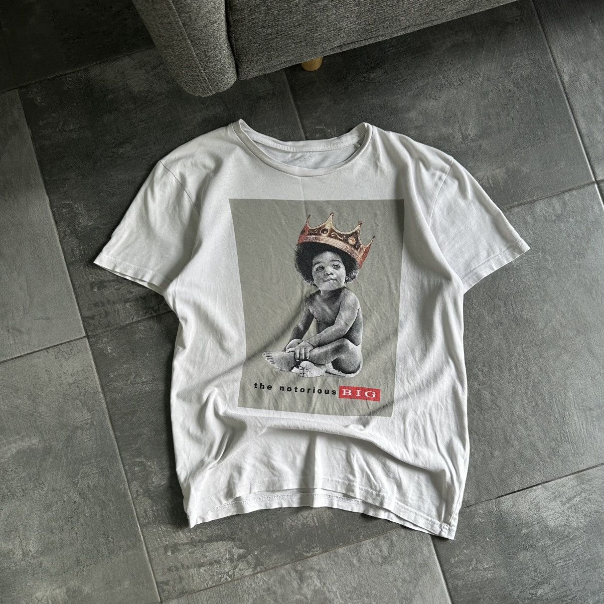 Rap Tees × Vintage Vintage “ THE NOTORIOS B.I.G” TEE RAP BIG LOGO SMALL BABY Size US S / EU 44-46 / 1 - 1 Thumbnail